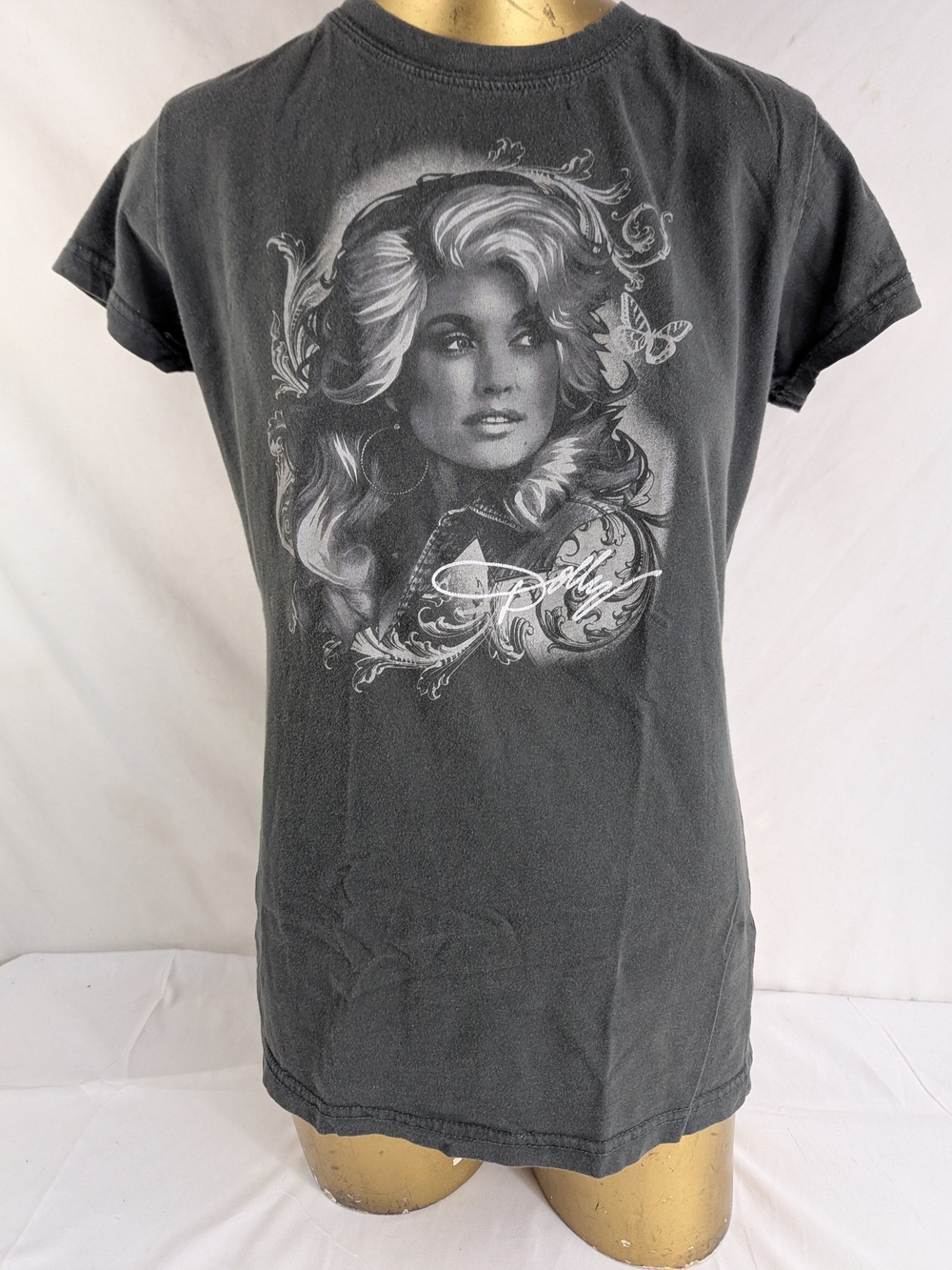 Dolly Parton Beautiful Gray Portrait Tee XL
